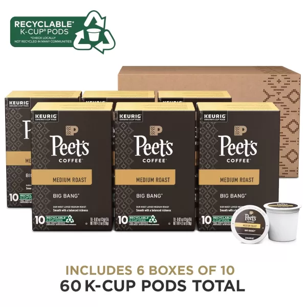 Peet's Coffee, Light Roast K-Cup Pods for Keurig Brewers - Luminosa Breakfast Blend, 10 Count 