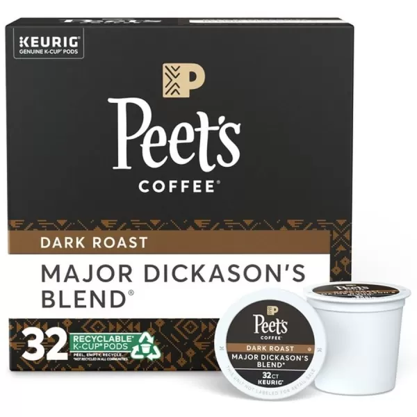 Peet's Coffee, Light Roast K-Cup Pods for Keurig Brewers - Luminosa Breakfast Blend, 10 Count 