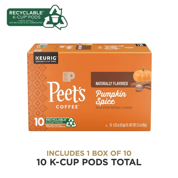 Peet's Coffee, Light Roast K-Cup Pods for Keurig Brewers - Luminosa Breakfast Blend, 10 Count 