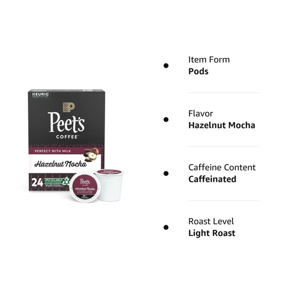 Peet's Coffee, Light Roast K-Cup Pods for Keurig Brewers - Luminosa Breakfast Blend, 10 Count 