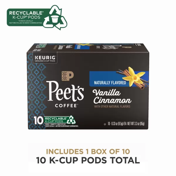 Peet's Coffee, Light Roast K-Cup Pods for Keurig Brewers - Luminosa Breakfast Blend, 10 Count 
