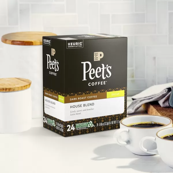 Peet's Coffee, Medium Roast Decaffeinated Coffee K-Cup Pods for Keurig Brewers - Decaf Especial 60 Count 