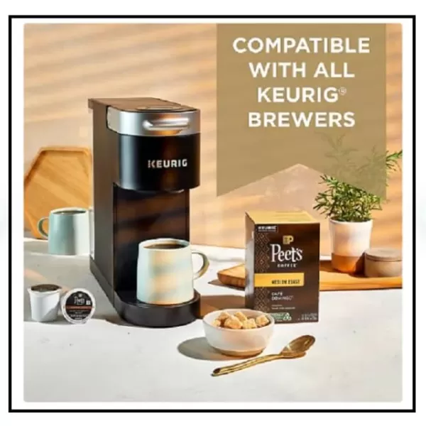 Peet's Coffee, Medium Roast Decaffeinated Coffee K-Cup Pods for Keurig Brewers - Decaf Especial 60 Count 
