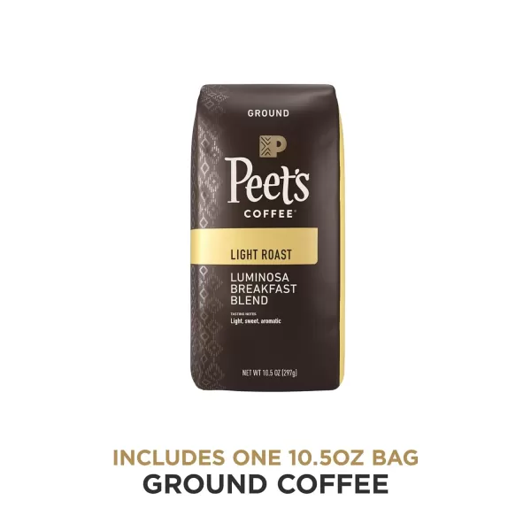 Peet's Coffee, Medium Roast Ground Coffee - Single Origin Brazil 18 Ounce Bag