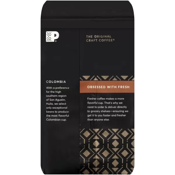 Peet's Coffee, Medium Roast Ground Coffee - Single Origin Brazil 18 Ounce Bag