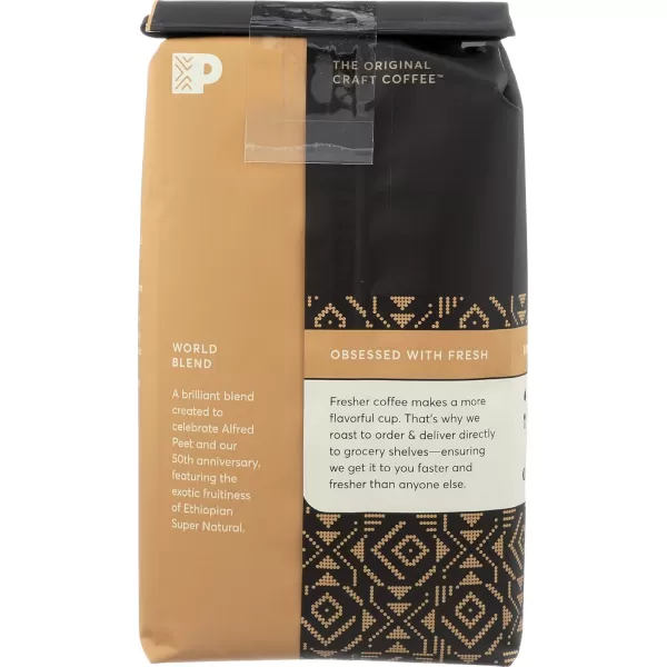 Peet's Coffee, Medium Roast Ground Coffee - Single Origin Brazil 18 Ounce Bag