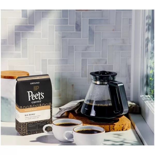 Peet's Coffee, Medium Roast Ground Coffee - Single Origin Brazil 18 Ounce Bag