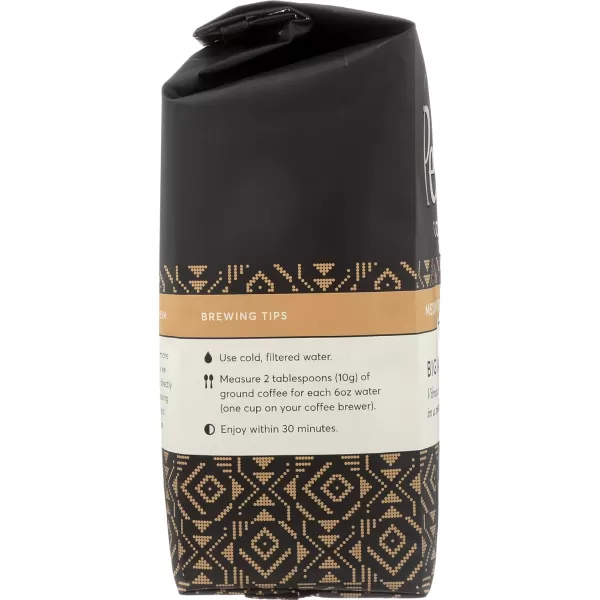 Peet's Coffee, Medium Roast Ground Coffee - Single Origin Brazil 18 Ounce Bag