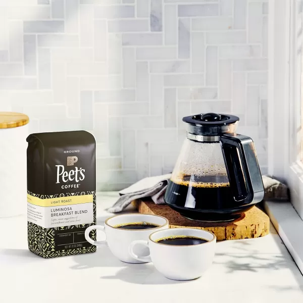 Peet's Coffee, Medium Roast Ground Coffee - Single Origin Brazil 18 Ounce Bag