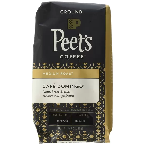 Peet's Coffee, Medium Roast Ground Coffee - Single Origin Brazil 18 Ounce Bag