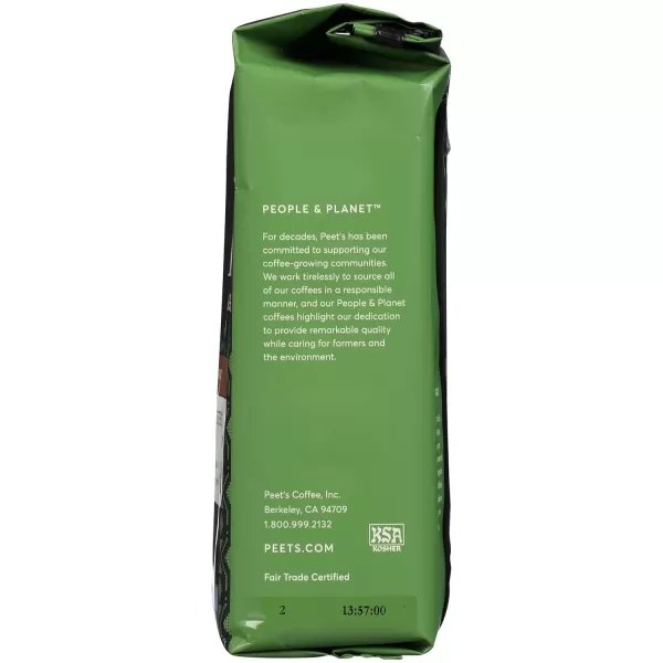 Peet's Coffee, Medium Roast Ground Coffee - Single Origin Brazil 18 Ounce Bag