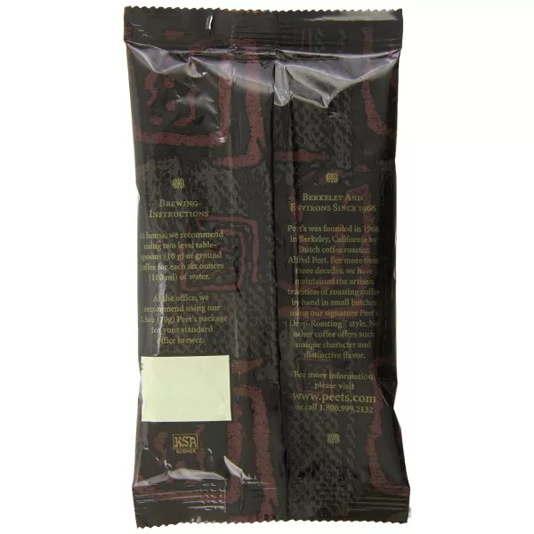 Peet's Coffee, Medium Roast Ground Coffee - Single Origin Brazil 18 Ounce Bag