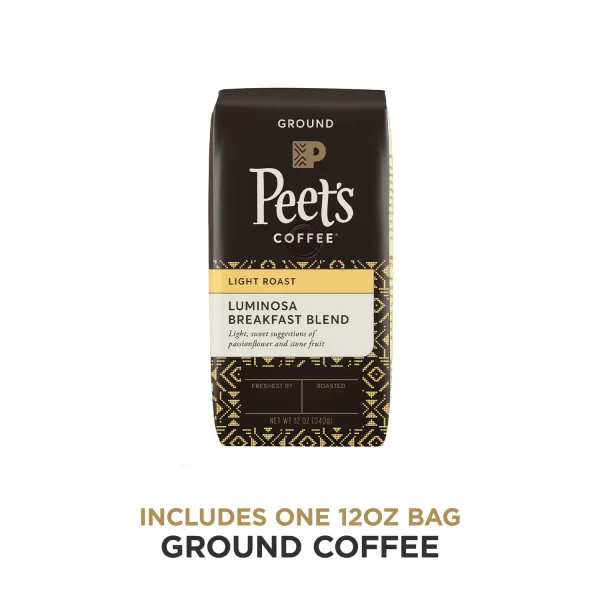 Peet's Coffee, Medium Roast Ground Coffee - Single Origin Brazil 18 Ounce Bag
