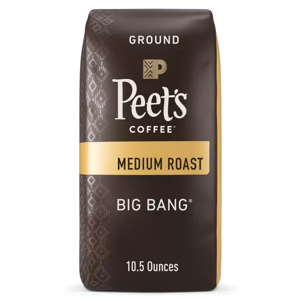 Peet's Coffee, Medium Roast Ground Coffee - Single Origin Brazil 18 Ounce Bag