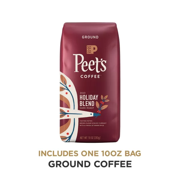 Peet's Coffee, Medium Roast Ground Coffee - Single Origin Brazil 18 Ounce Bag