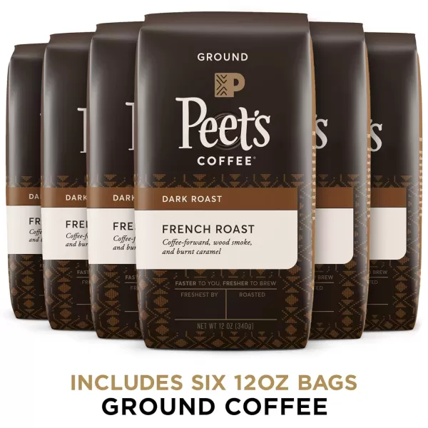 Peet's Coffee, Medium Roast Ground Coffee - Single Origin Brazil 18 Ounce Bag