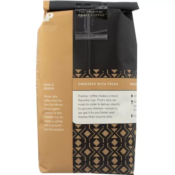 Peet's Coffee, Medium Roast Ground Coffee - Single Origin Brazil 18 Ounce Bag