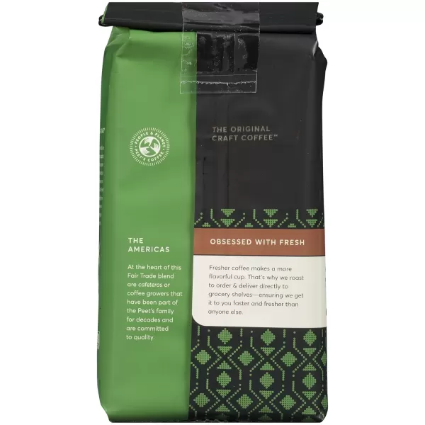 Peet's Coffee, Medium Roast Ground Coffee - Single Origin Brazil 18 Ounce Bag