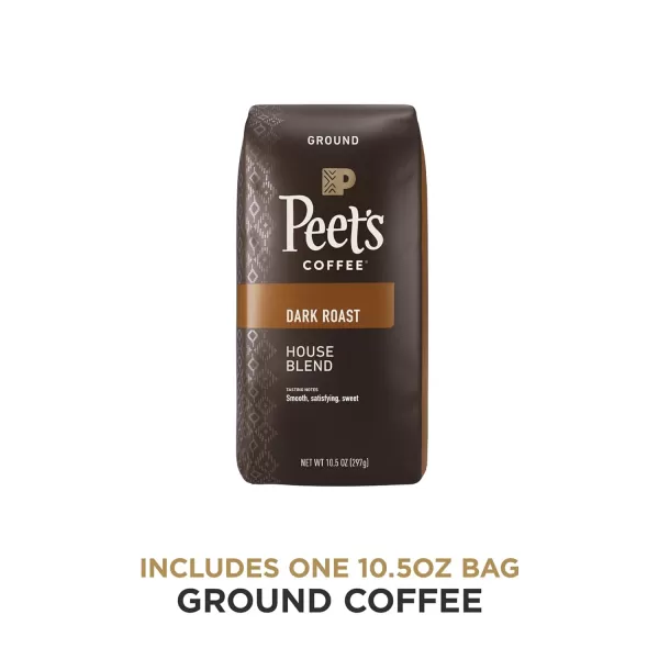 Peet's Coffee, Medium Roast Ground Coffee - Single Origin Brazil 18 Ounce Bag