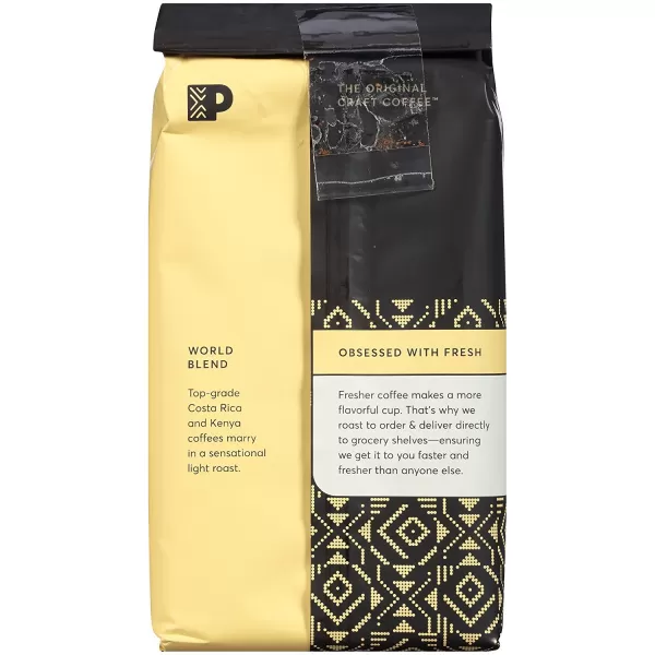 Peet's Coffee, Medium Roast Ground Coffee - Single Origin Brazil 18 Ounce Bag