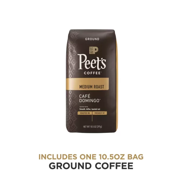 Peet's Coffee, Medium Roast Ground Coffee - Single Origin Brazil 18 Ounce Bag