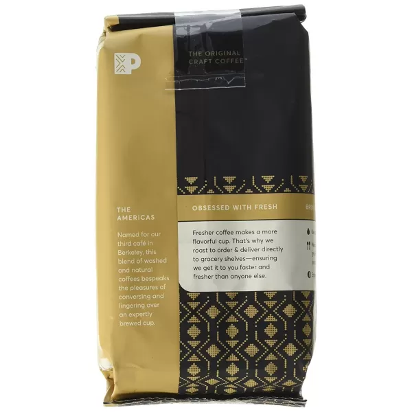 Peet's Coffee, Medium Roast Ground Coffee - Single Origin Brazil 18 Ounce Bag