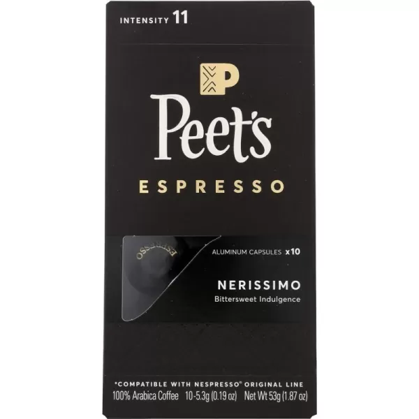Peet's Coffee, Dark Roast Espresso Capsules, Caramel 100 Count 