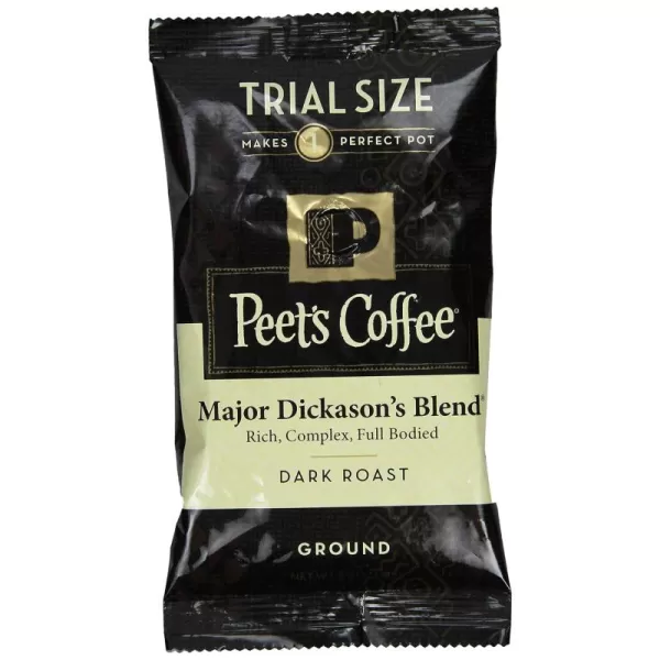 Peet's Coffee, Dark Roast Ground Coffee - Major Dickason's Blend 18 Ounce Bag