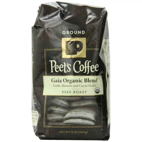 Peet's Coffee, Dark Roast Ground Coffee - Organic French Roast 18 Ounce Bag, USDA Organic