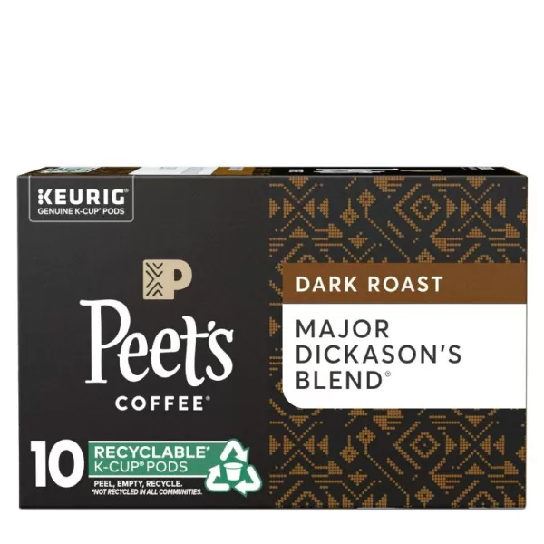Peet's Coffee, Flavored Coffee K-Cup Pods for Keurig Brewers - Peppermint Mocha, 60 count , Light Roast