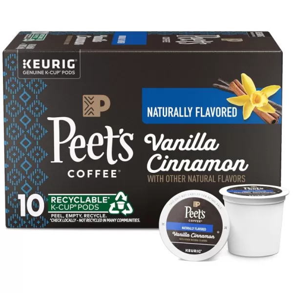 Peet's Coffee Flavored K-Cup Pods, Hazelnut Mocha  Single Serve Pods Compatible with Keurig Brewers