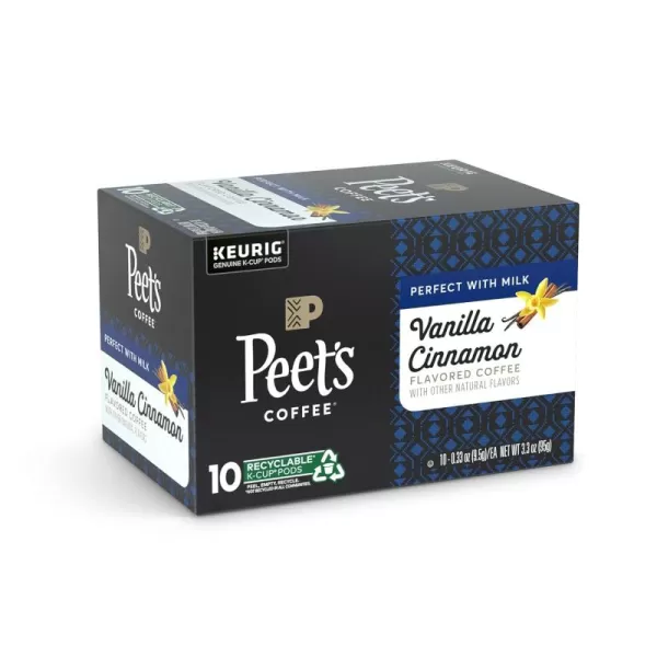 Peet's Coffee Flavored K-Cup Pods, Hazelnut Mocha  Single Serve Pods Compatible with Keurig Brewers