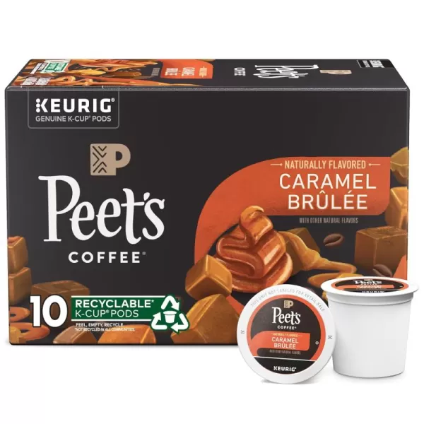 Peet's Coffee Flavored K-Cup Pods, Hazelnut Mocha  Single Serve Pods Compatible with Keurig Brewers