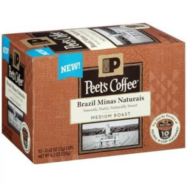 Peet's Coffee Flavored K-Cup Pods, Hazelnut Mocha  Single Serve Pods Compatible with Keurig Brewers