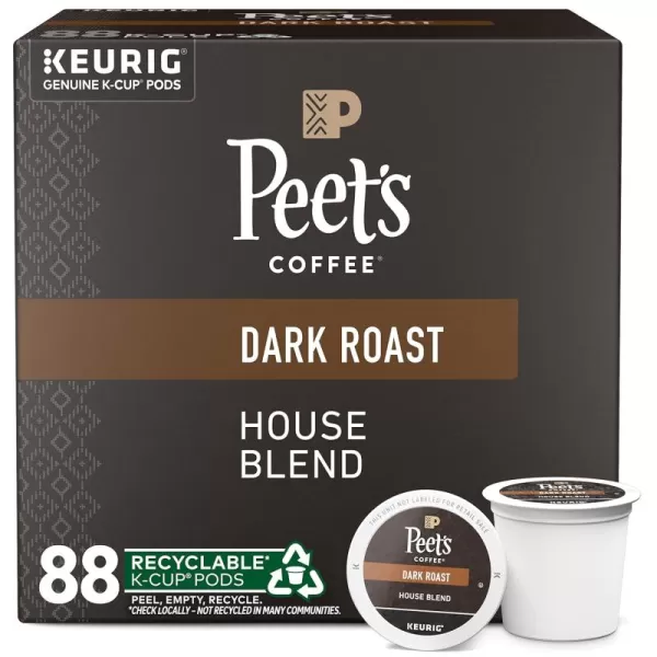 Peet's Coffee Flavored K-Cup Pods, Hazelnut Mocha  Single Serve Pods Compatible with Keurig Brewers