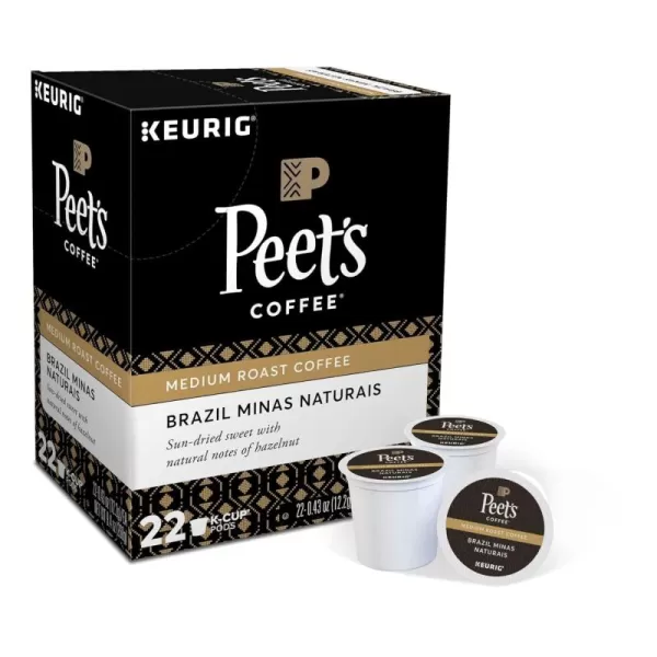 Peet's Coffee Flavored K-Cup Pods, Hazelnut Mocha  Single Serve Pods Compatible with Keurig Brewers