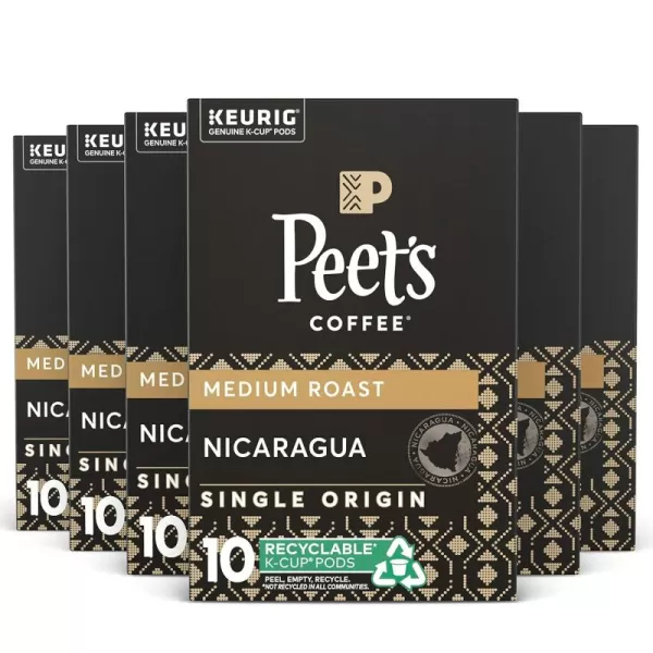 Peet's Coffee Flavored K-Cup Pods, Hazelnut Mocha  Single Serve Pods Compatible with Keurig Brewers