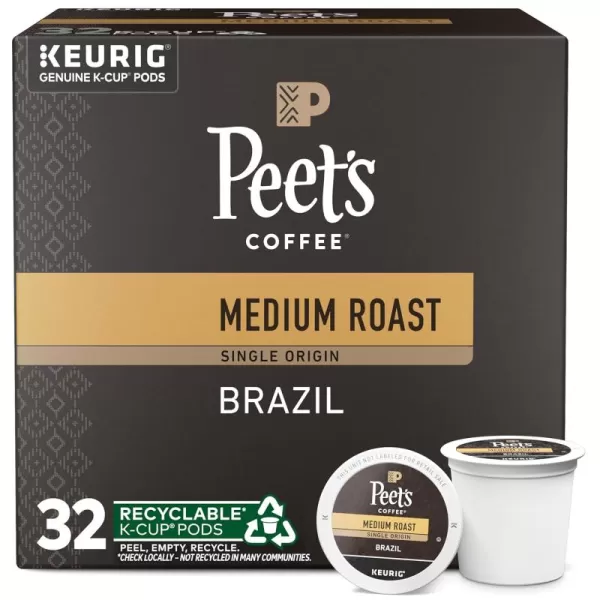 Peet's Coffee, Light Roast K-Cup Pods for Keurig Brewers - Luminosa Breakfast Blend, 10 Count 