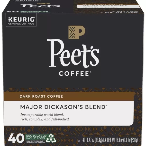 Peet's Coffee, Light Roast K-Cup Pods for Keurig Brewers - Luminosa Breakfast Blend, 10 Count 