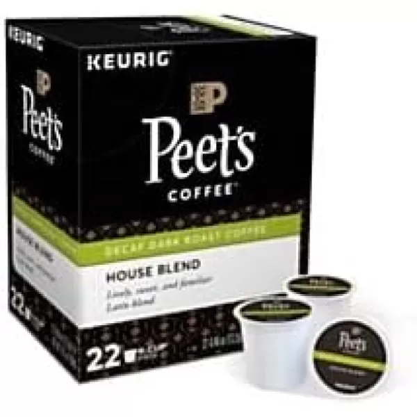 Peet's Coffee, Medium Roast Decaffeinated Coffee K-Cup Pods for Keurig Brewers - Decaf Especial 60 Count 