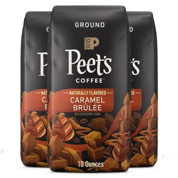 Peet's Coffee, Medium Roast Ground Coffee - Single Origin Brazil 18 Ounce Bag