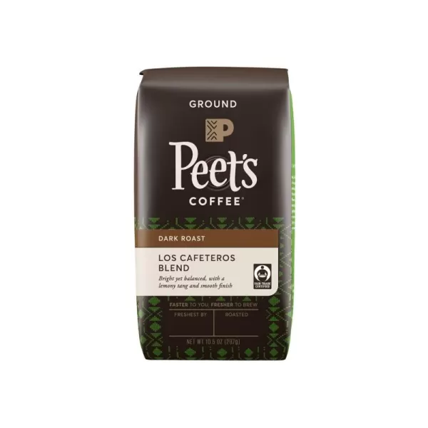 Peet's Coffee, Medium Roast Ground Coffee - Single Origin Brazil 18 Ounce Bag