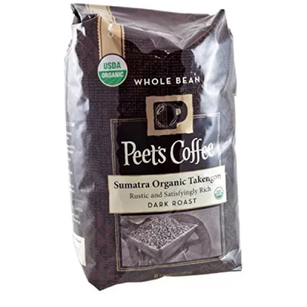 Peet's Coffee, Medium Roast Whole Bean Coffee - Organic Alameda Morning Blend 32 Ounce Bag, USDA Organic