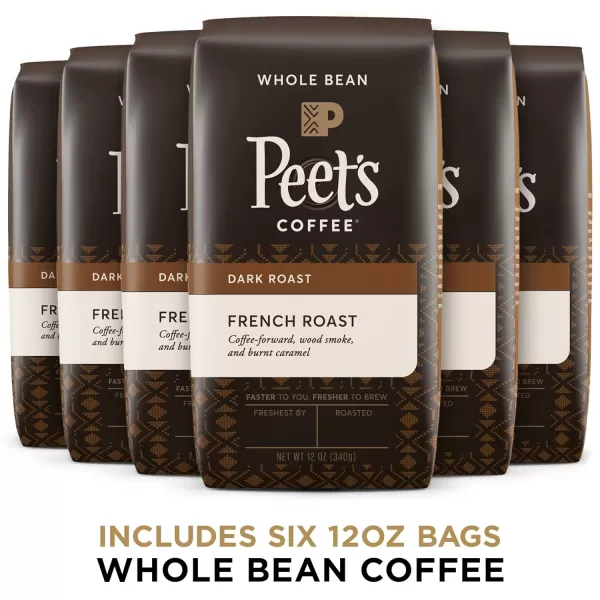 Peet's Coffee, Dark Roast Whole Bean Coffee - Major Dickason's Blend 18 Ounce Bag