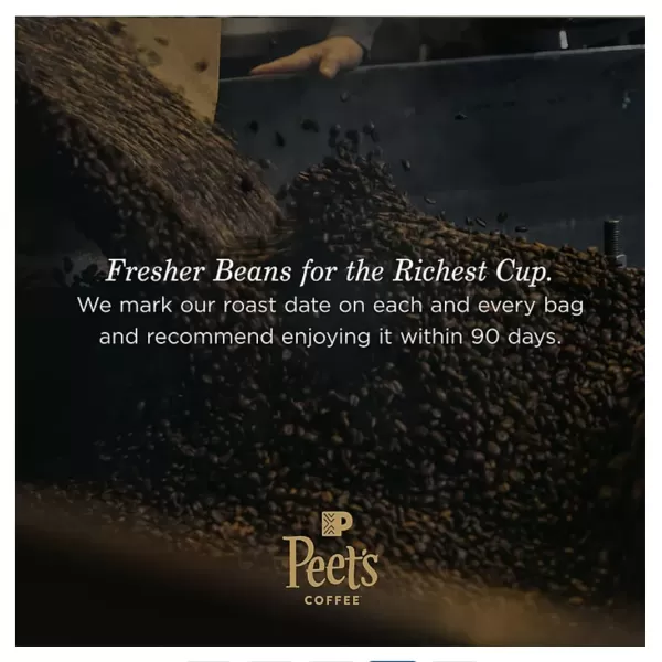 Peet's Coffee, Dark Roast Whole Bean Coffee - Major Dickason's Blend 18 Ounce Bag