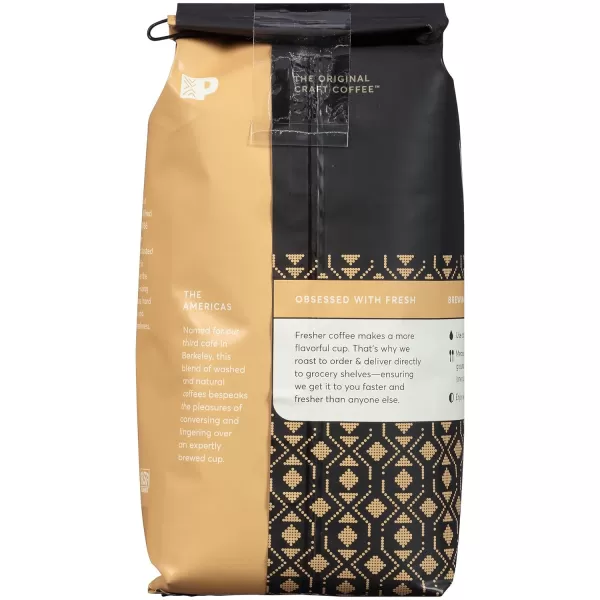 Peet's Coffee, Dark Roast Whole Bean Coffee - Major Dickason's Blend 18 Ounce Bag
