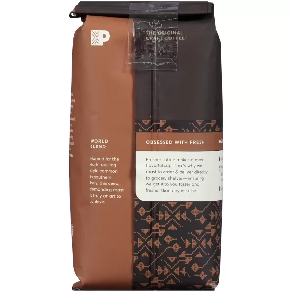 Peet's Coffee, Dark Roast Whole Bean Coffee - Major Dickason's Blend 18 Ounce Bag