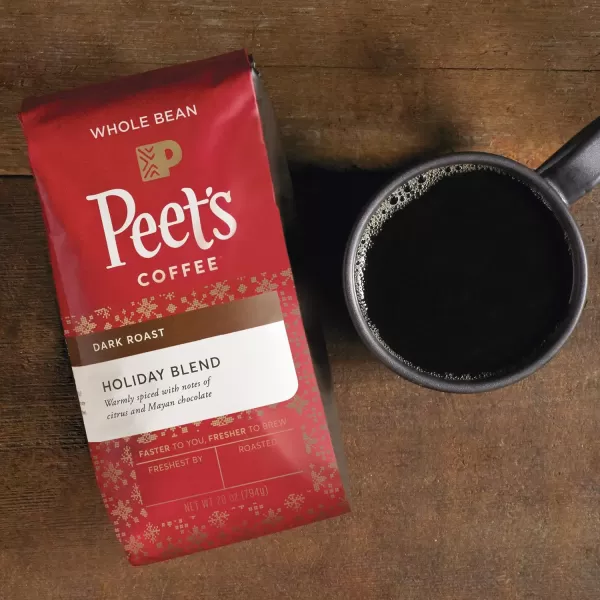 Peet's Coffee, Dark Roast Whole Bean Coffee - Major Dickason's Blend 18 Ounce Bag