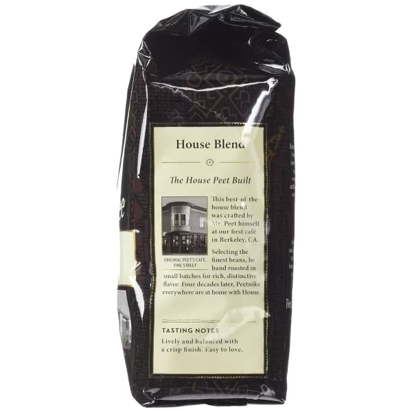 Peet's Coffee, Dark Roast Whole Bean Coffee - Major Dickason's Blend 18 Ounce Bag