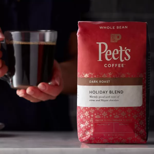 Peet's Coffee, Dark Roast Whole Bean Coffee - Major Dickason's Blend 18 Ounce Bag